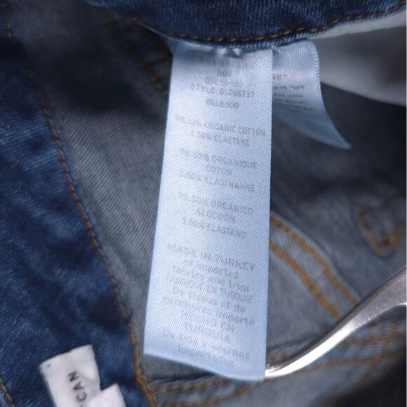 GOOD AMERICAN‎ ORGANIC COTTON/Elastane Skinny Jeans GLDV8737  Blue609 Size 6/28 - Picture 10 of 10